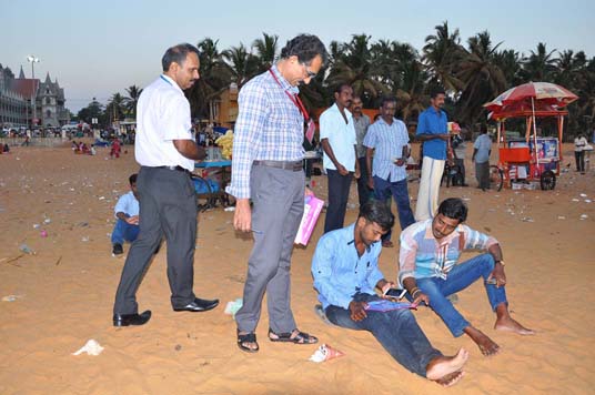 UPI Training and Awareness Program at Vettukkadu Beach By Vijay Mohini Mills, Trivendram